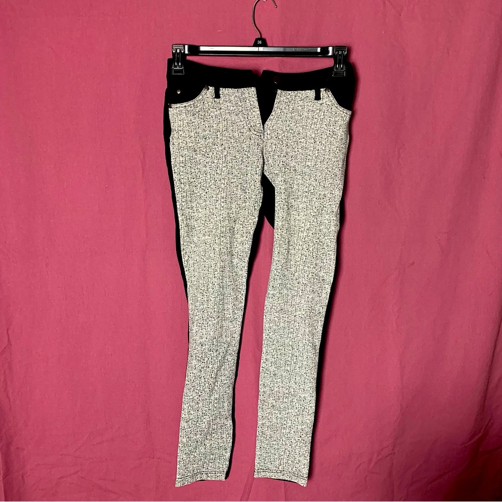 Saks 5th Avenue Black and White Patterned Pants